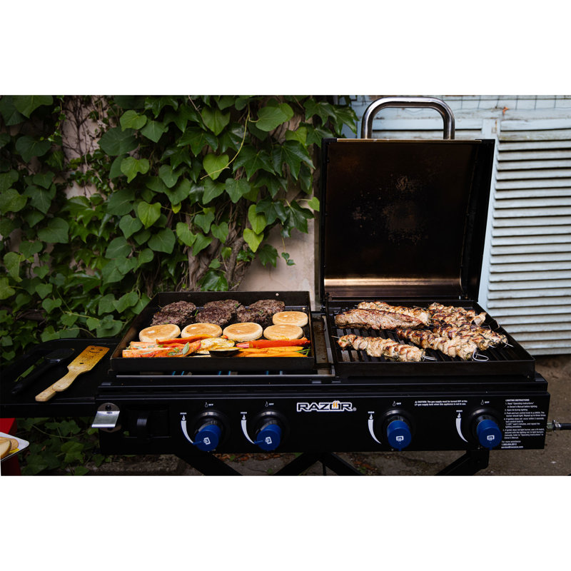 Razor Griddle 4 Burner Portable Liquid Propane Gas Grill Wayfair